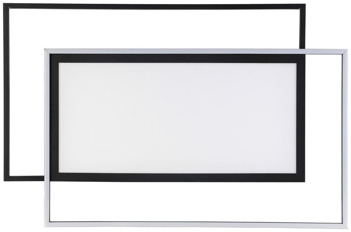 LED-PANEEL 80,8/52,8/6 cm  - Schwarz, Trend, Kunststoff/Metall (80,8/52,8/6cm) - Novel