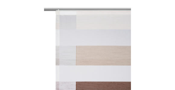 FLÄCHENVORHANG   halbtransparent  60/245 cm   - Taupe, Basics, Textil (60/245cm) - Dieter Knoll