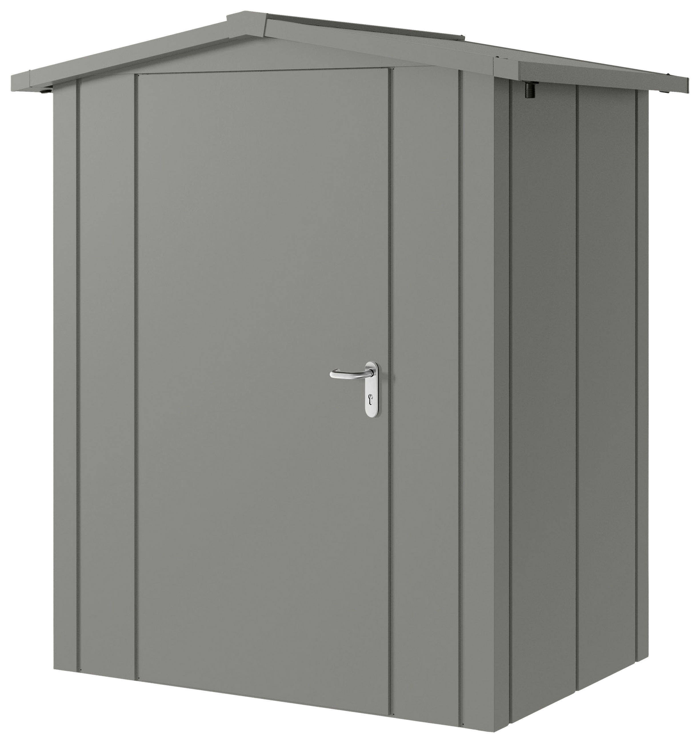 GERÄTEHAUS 189/219/133 cm  - Alufarben, Basics, Metall (189/219/133cm) - Hörmann