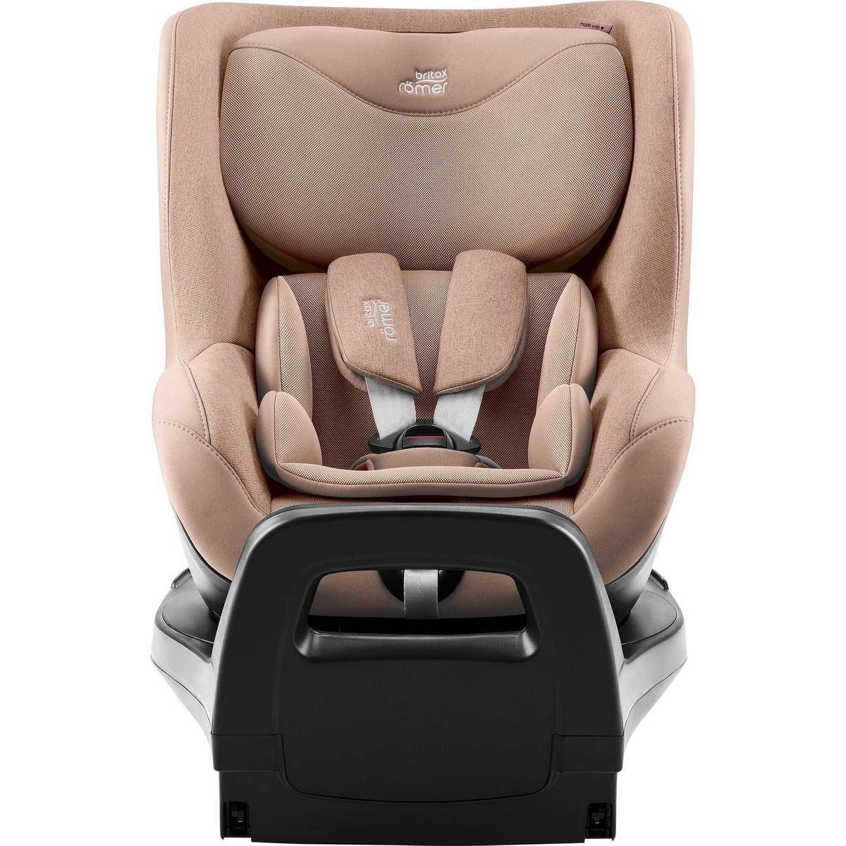 REBOARDER-KINDERSITZ DUALFIX 5Z  - Hellbraun/Cappuccino, Basics, Kunststoff/Textil (44/48/74cm) - Britax Römer