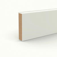 SOCKELLEISTE Weiß  - Weiß, Basics, Holzwerkstoff (250/1.3/6cm)