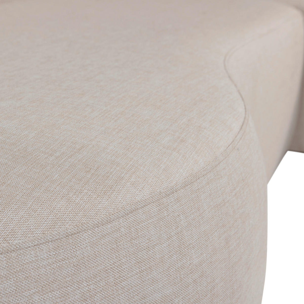 LOUNGEGARNITUR  258/168 cm  Aluminium  - Naturfarben, MODERN, Textil/Metall (258/168cm) - Livetastic