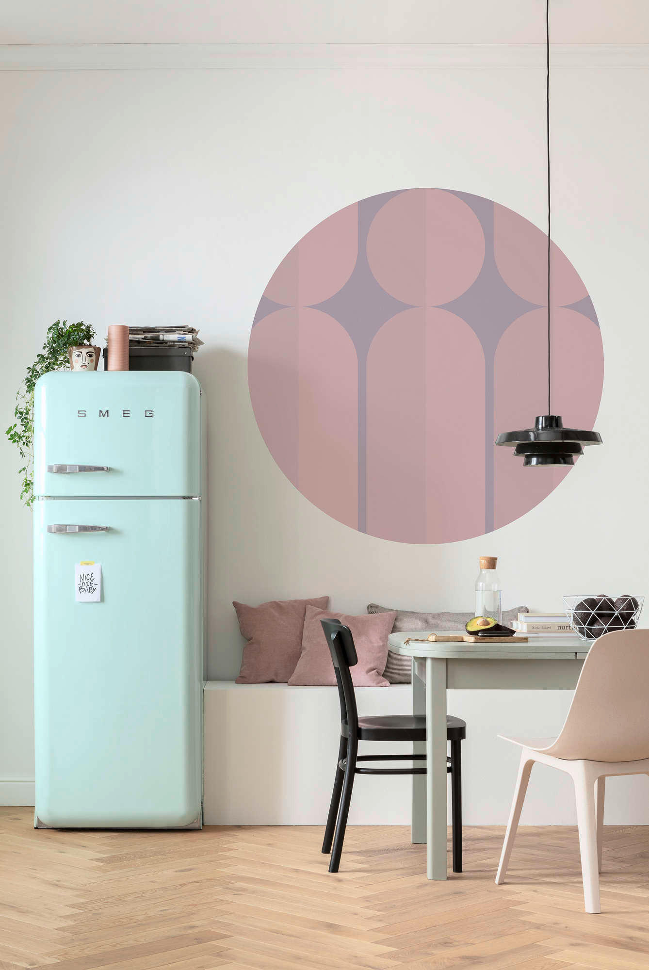FOTOTAPET  - röd/blå, Trend, papper (125cm) - Komar