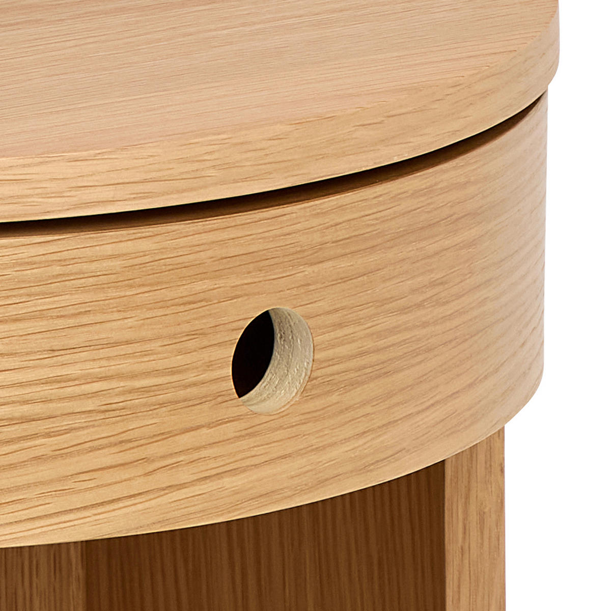 NACHTKÄSTCHEN in furniert Eichefarben  - Eichefarben, MODERN, Holzwerkstoff (40/60/31,5cm) - MID.YOU