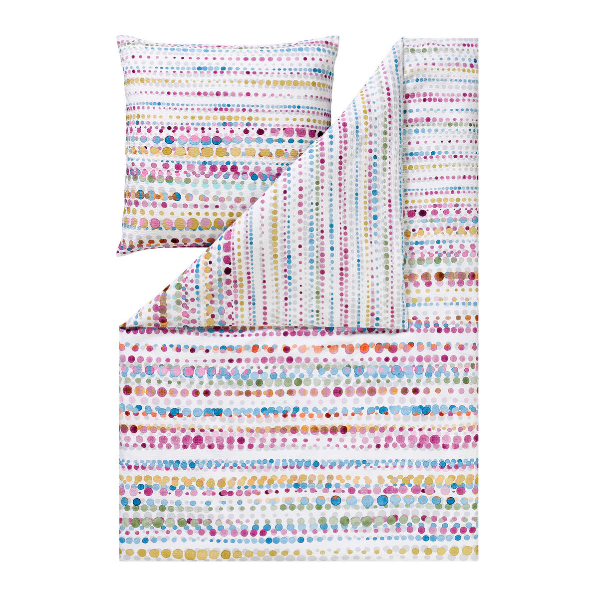 BETTWÄSCHE Impulse Seersucker 155/220 cm  - Multicolor, Design, Textil (155/220cm) - Estella