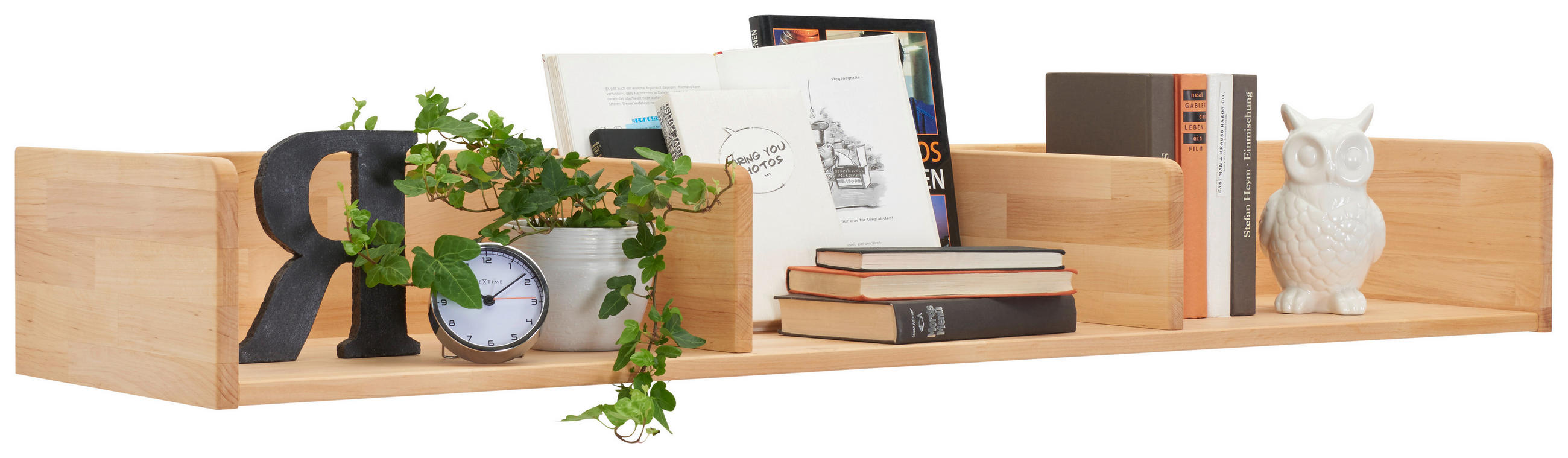 WANDBOARD in 140/17/33 cm Erlefarben  - Erlefarben, Natur, Holz (140/17/33cm) - Linea Natura