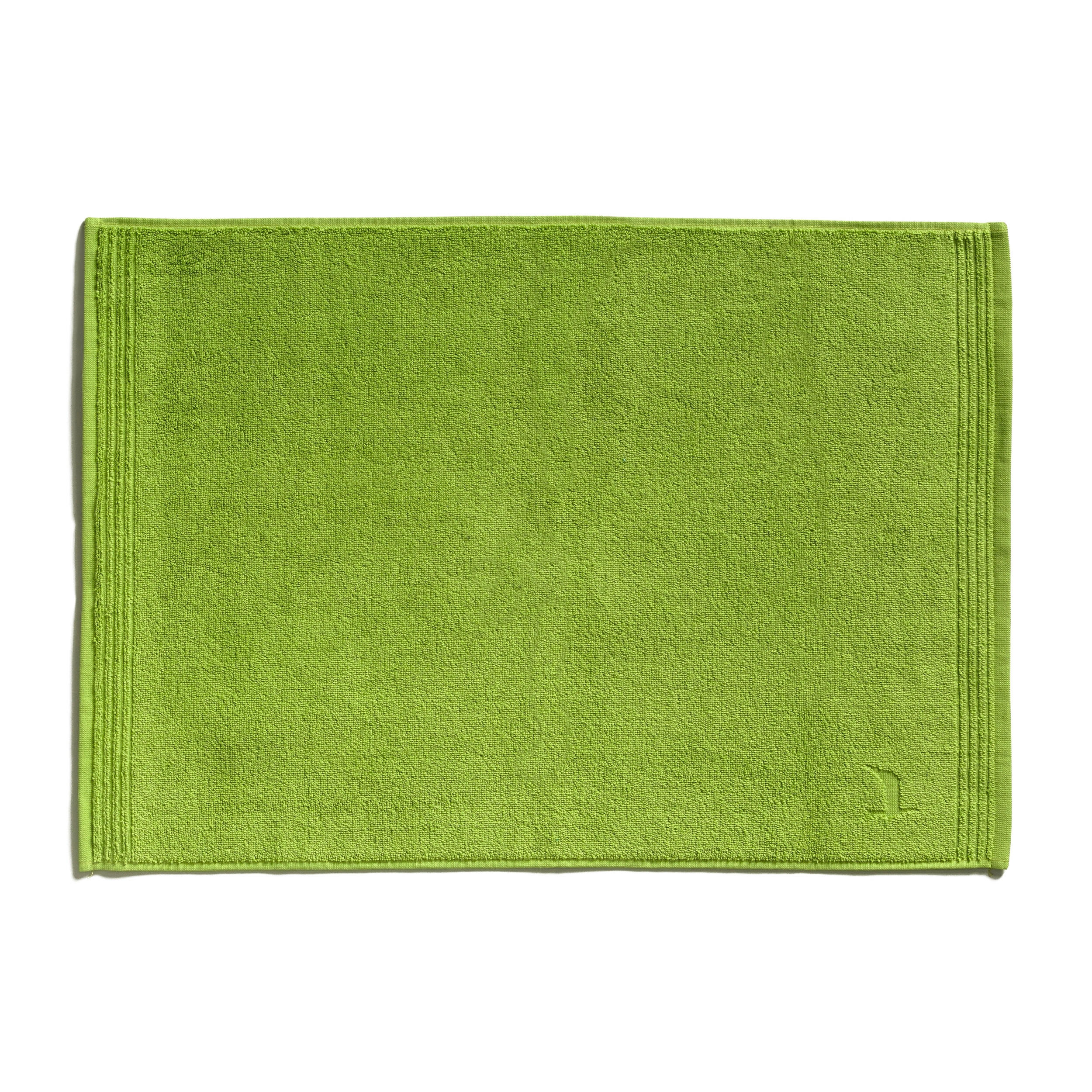 BADEMATTE Superwuschel Grün 50/70 cm  - Grün, Basics, Textil (50/70cm) - Moeve