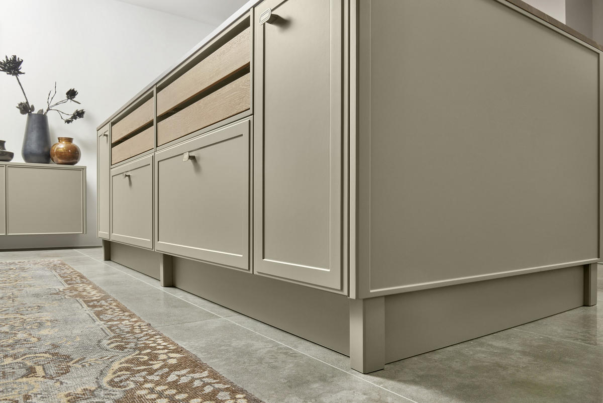 EINBAUKÜCHE TORINO LACK  - Greige, Design, Holzwerkstoff - Nolte Küchen