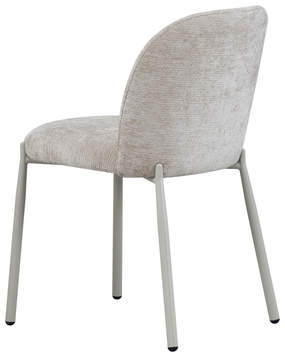 STUHL  Stoffauswahl Struktur  - Beige, Design, Textil/Metall (46/80/60cm) - Stylife