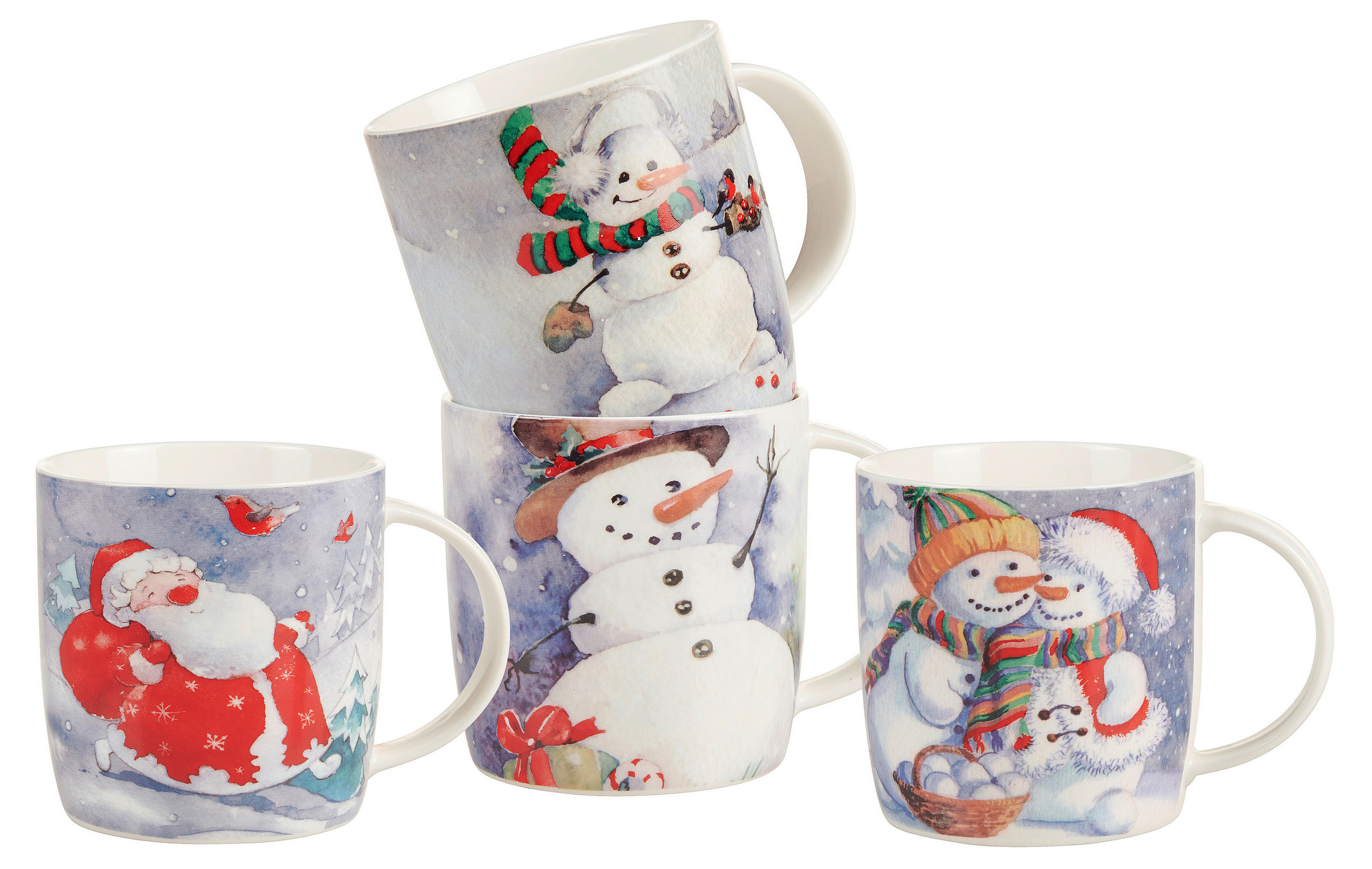 CANĂ PENTRU CAFEA 325 ml  - multicolor, Lifestyle, ceramică (8,5/9,1cm) - X-Mas