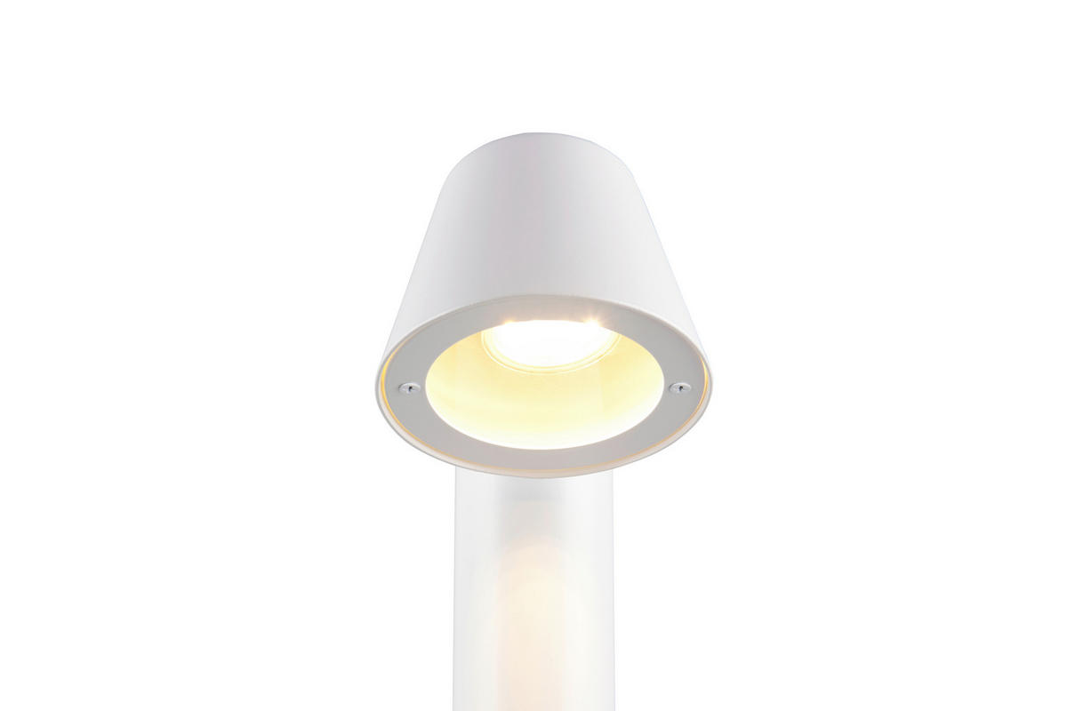 WEGELEUCHTE Beni 11.5/100/20 cm  - Klar/Weiß, Design, Glas/Metall (11.5/100/20cm) - Trio Leuchten