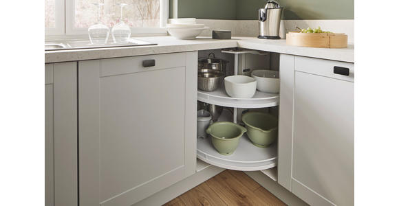 EINBAUKÜCHE   - Hellgrau, Design, Holzwerkstoff - Xora