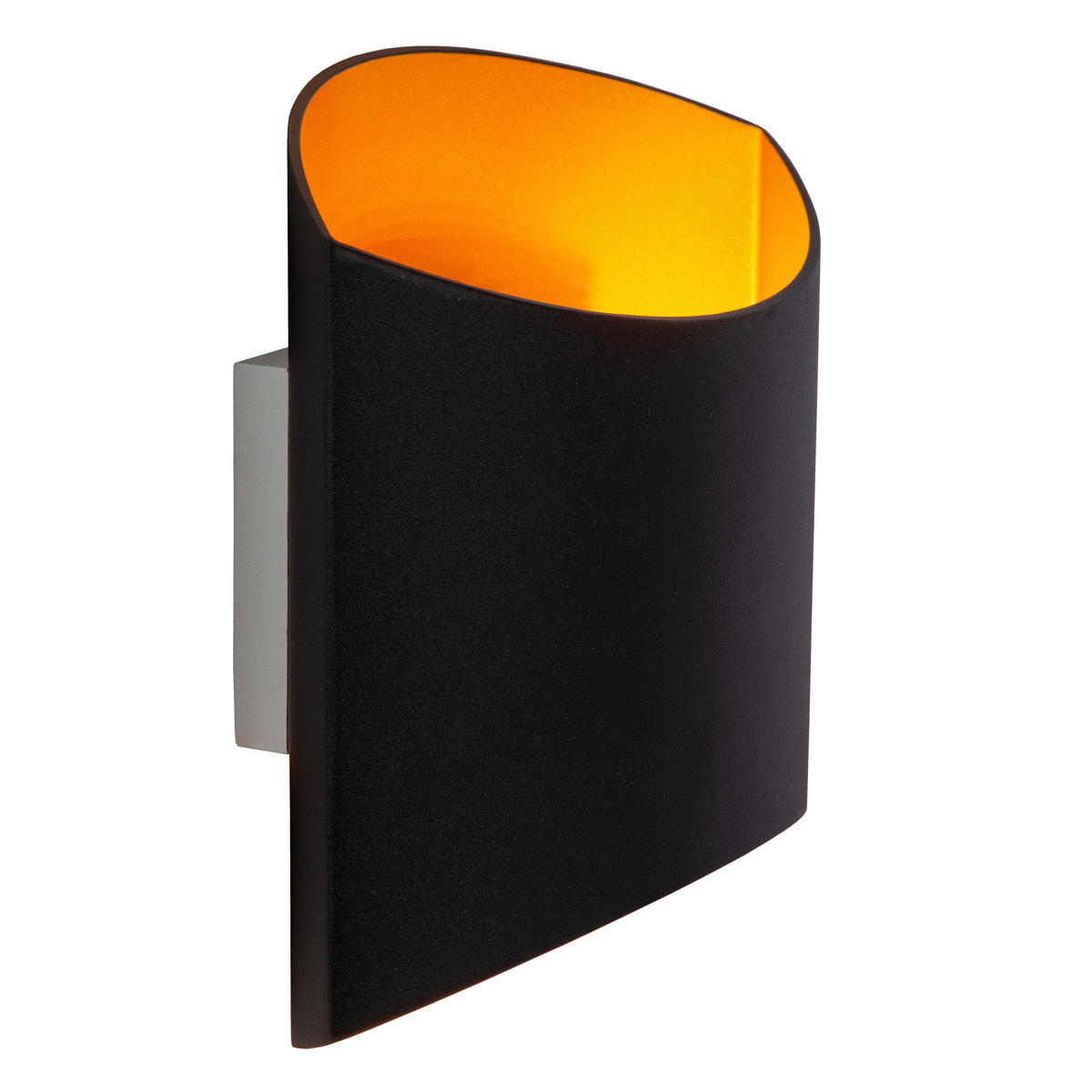 LED-WANDLEUCHTE Diletta 16/8/18 cm   - Schwarz, KONVENTIONELL, Metall (16/8/18cm) - Lucide