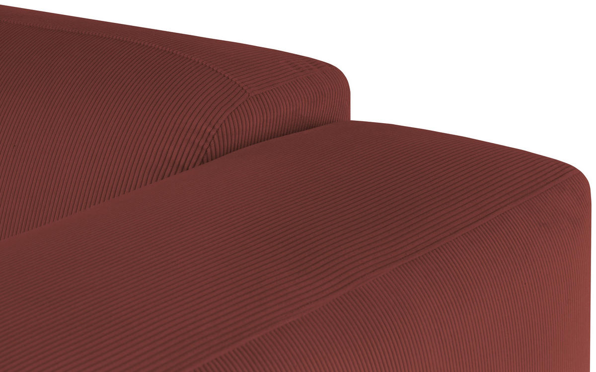HÖRNSOFFA i manchester röd  - röd/svart, Design, textil/plast (170/252cm) - MID.YOU