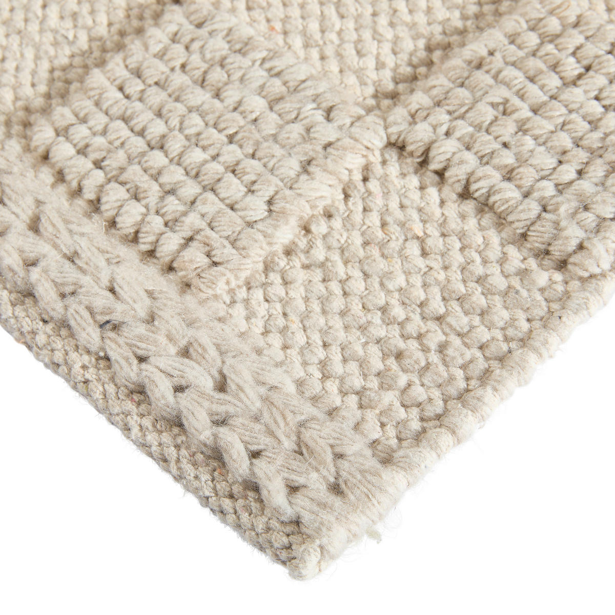 TEPPICH Wohnzimmer 40/60 cm Beige rechteckig  - Beige, Natur, Textil (40/60cm) - Boxxx