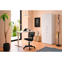 SCHREIBTISCH 120/60/75-120 cm Weiß elektrisch höhenverstellbar  - Weiß, KONVENTIONELL, Holzwerkstoff/Metall (120/60/75-120cm) - Carryhome