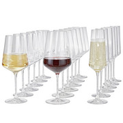 GLÄSERSET 18-teilig - Transparent, Basics, Glas (50/26/28cm) - Leonardo