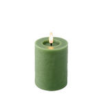 LED-KERZE 7/11,2 cm  - Dunkelgrün, Basics, Kunststoff/Paraffin (7/11,2cm) - Ambia Home