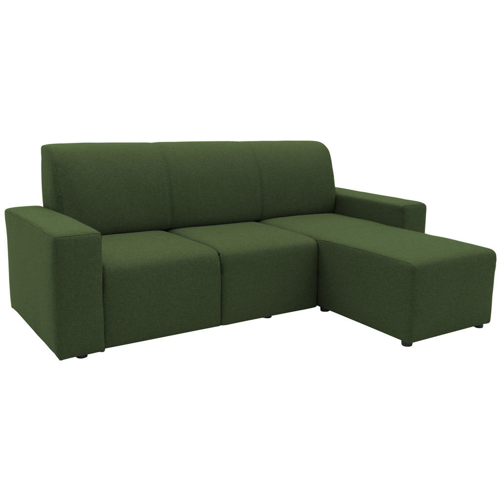 Thumbnail - Looks by W.Joop Ecksofa Looks X, Grün, Textil, Uni, 3-Sitzer, seitenverkehrt montierbar, L-Form, 222x150x88 cm, FSC Mix,...