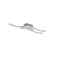 LED PLAFONJERA Route  - boja nikla/bela, Trendi, metal/plastika (56/7/12cm)