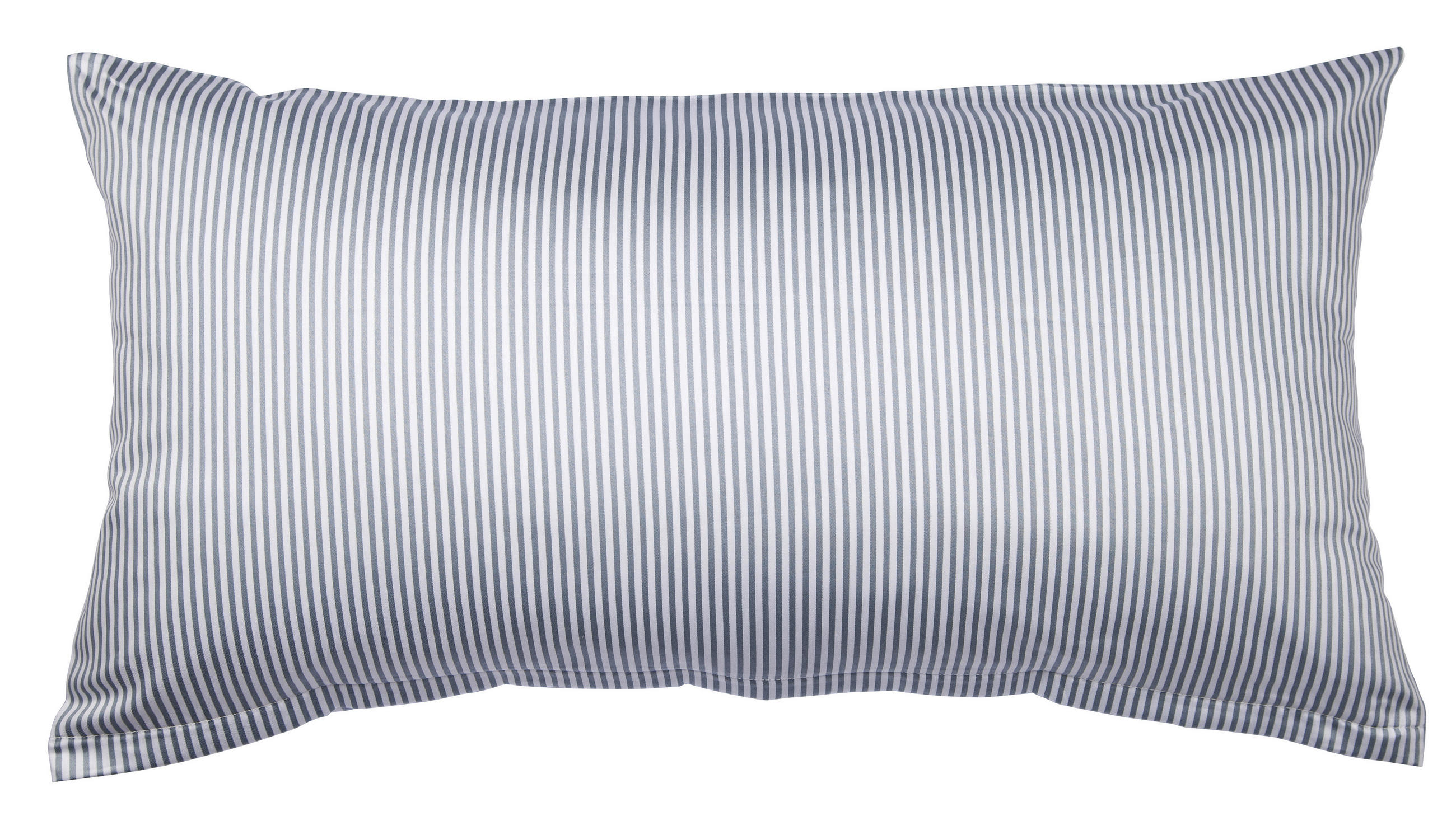 KISSENHÜLLE Giorgio 40/80 cm  - Silberfarben/Weiß, KONVENTIONELL, Textil (40/80cm) - Janine