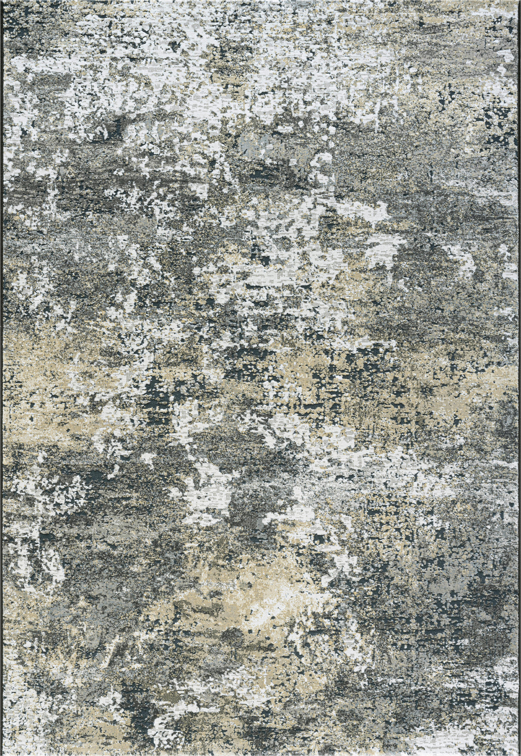 WEBTEPPICH  Wohnzimmer 80/150 cm Canyon Anthrazit, Grau, Goldfarben  - Anthrazit/Goldfarben, Basics, Kunststoff/Textil (80/150cm) - Novel