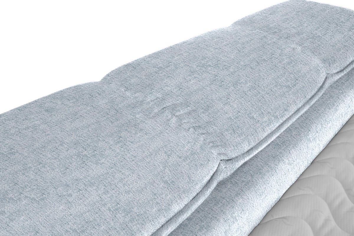 BOXBETT 120/200 cm  in Blaugrau  - Blaugrau/Schwarz, Konventionell, Holz/Holzwerkstoff (120/200cm) - Xora