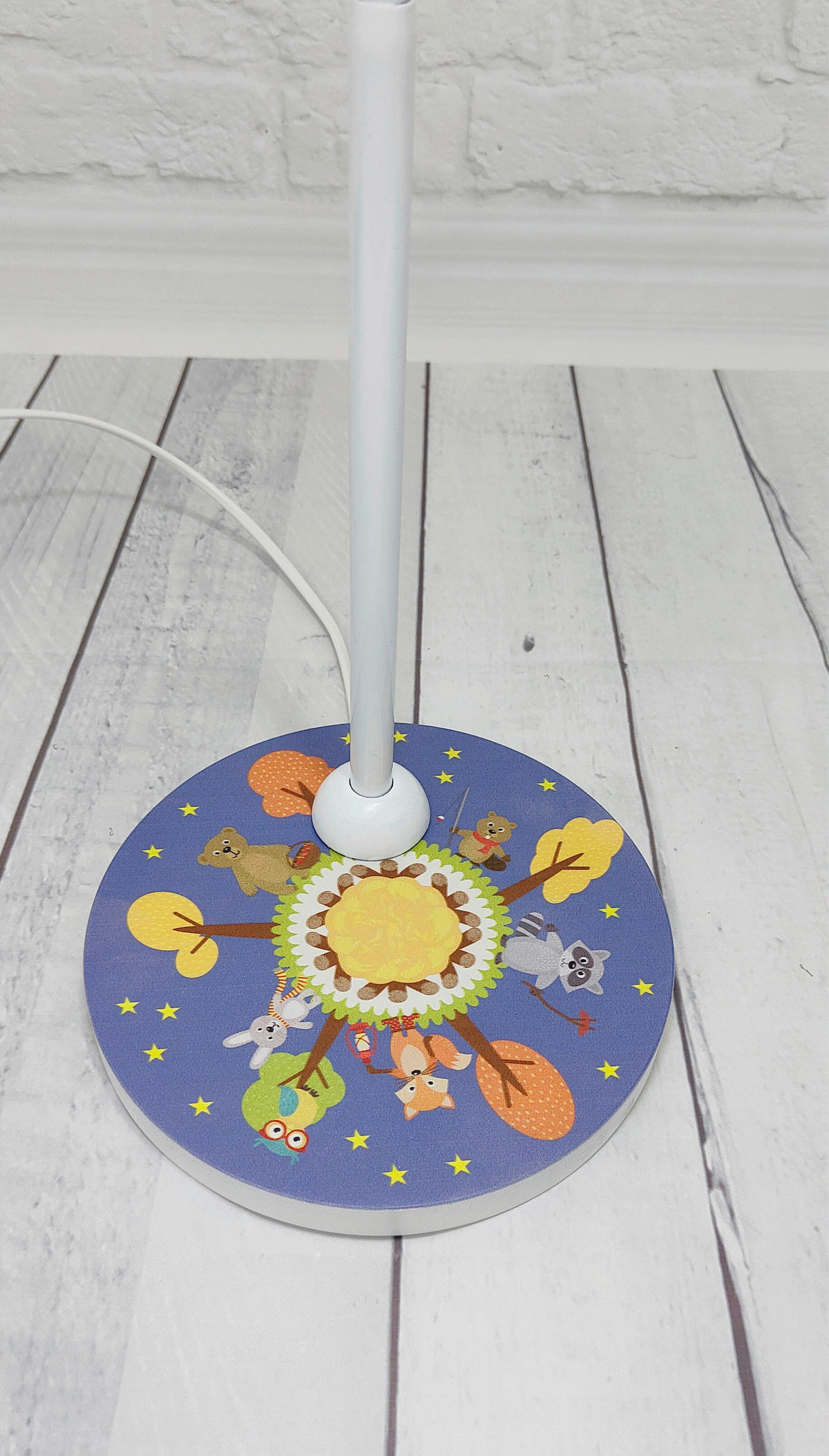 KINDERTISCHLEUCHTE  - Multicolor/Weiß, Basics, Holzwerkstoff/Kunststoff (20/43/20cm)