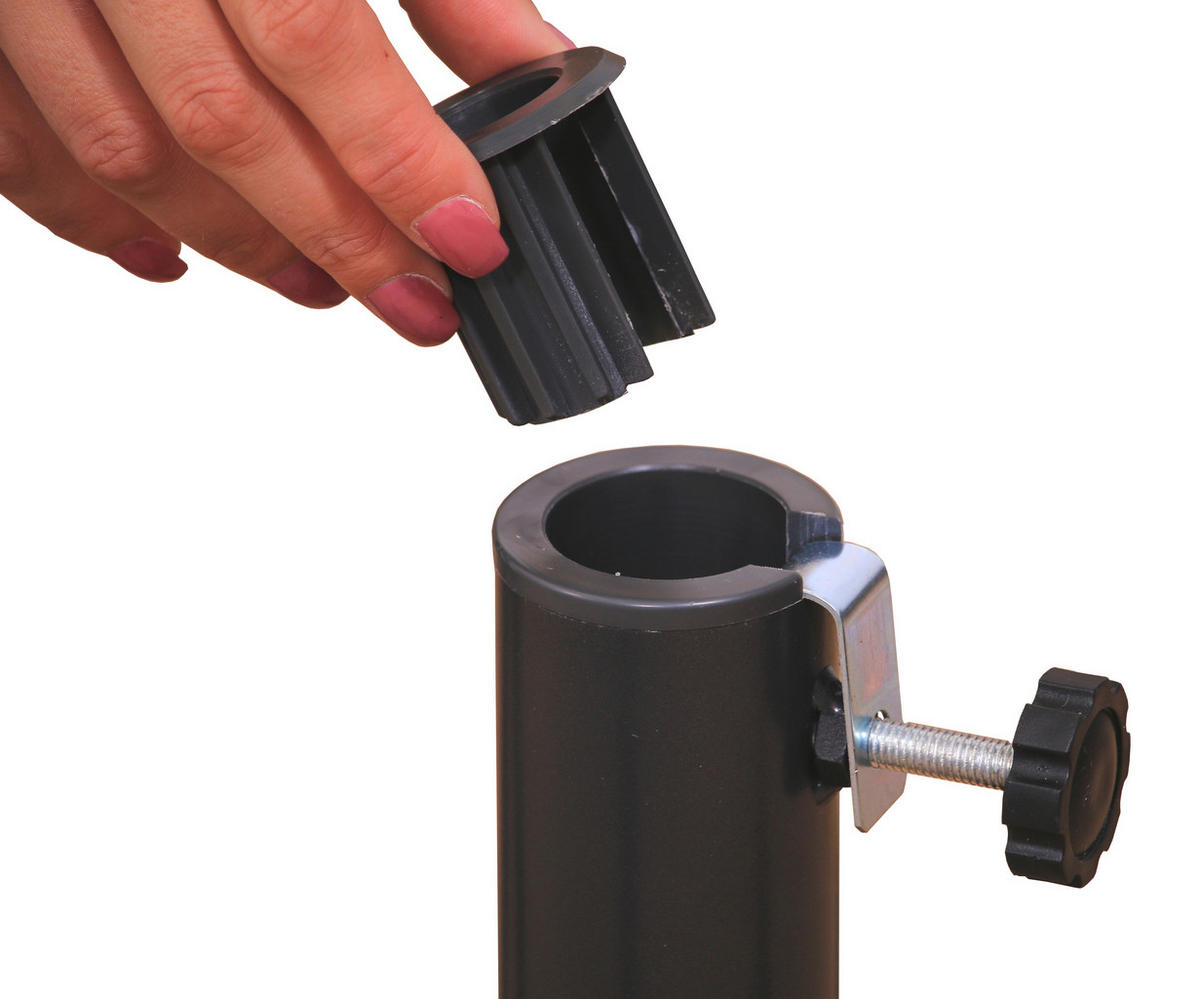 Schirmständer Metall Anthrazit  - Anthrazit, Basics, Metall (105/105/35cm) - Schneider