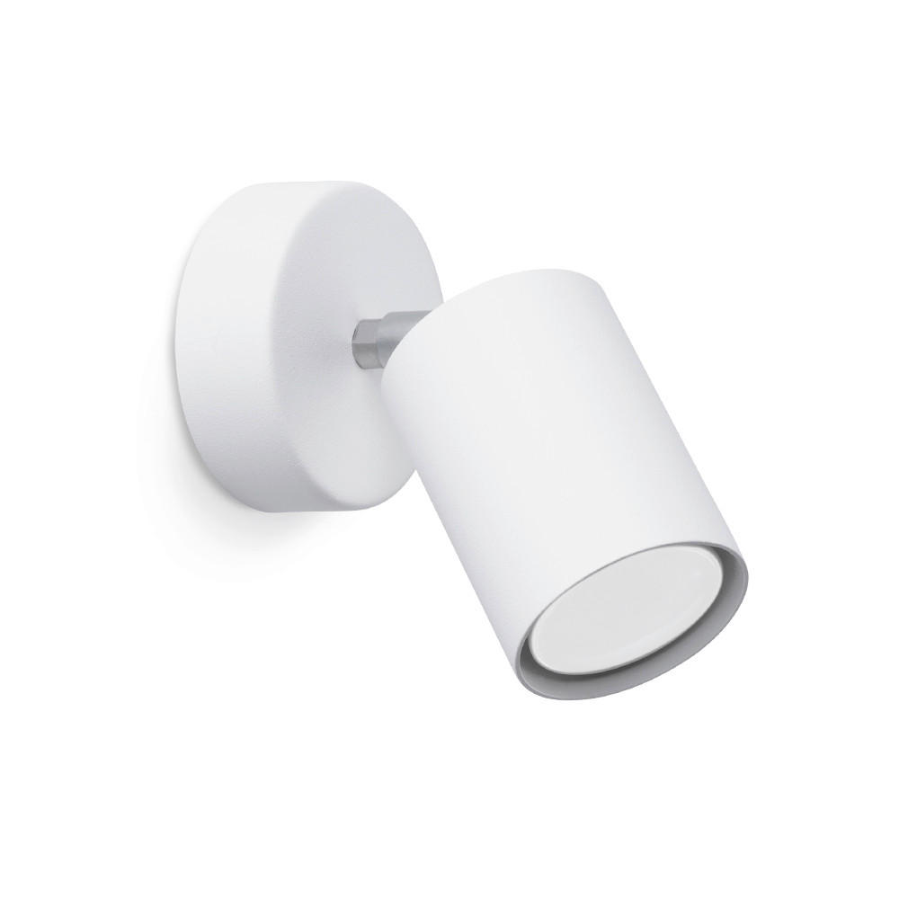 WANDLEUCHTE LEMMI 8/8/18.5 cm   - Weiß, Design, Metall (8/8/18.5cm)
