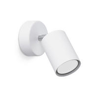 WANDLEUCHTE LEMMI 8/8/18.5 cm   - Weiß, Design, Metall (8/8/18.5cm)