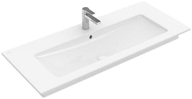 WASCHBECKEN 120/1,8/50 cm  - Weiß, Basics, Keramik (120/1,8/50cm) - Sadena