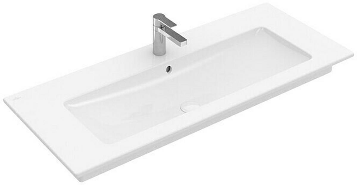 WASCHBECKEN 120/1,8/50 cm  - Weiß, Basics, Keramik (120/1,8/50cm) - Sadena