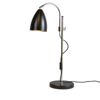 BORDSLAMPA Sway 18/51 cm   - kromfärg/svart, Klassisk, metall (18/51cm) - Belid
