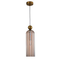 HÄNGELEUCHTE 10/150 cm    - Bernsteinfarben, Konventionell, Glas (10/150cm)