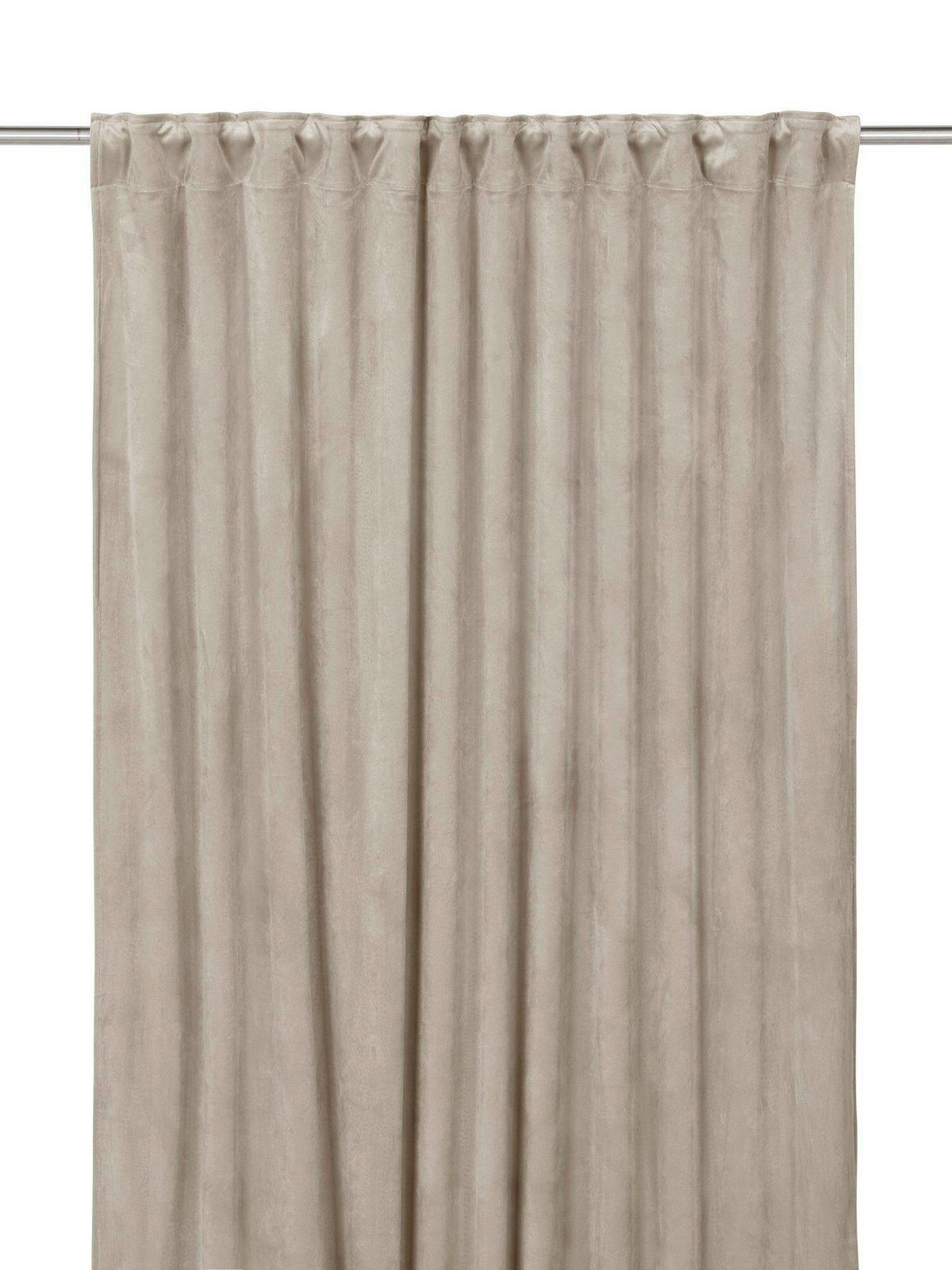 FERTIGVORHANG  black-out (lichtundurchlässig)   135/280 cm 2 Stück  - Taupe, Basics, Textil (135/280cm) - Svanefors