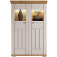 HIGHBOARD  96/144/45 cm  - Kaschmir/Eiche Artisan, ROMANTIK / LANDHAUS, Glas/Holzwerkstoff (96/144/45cm) - Landscape