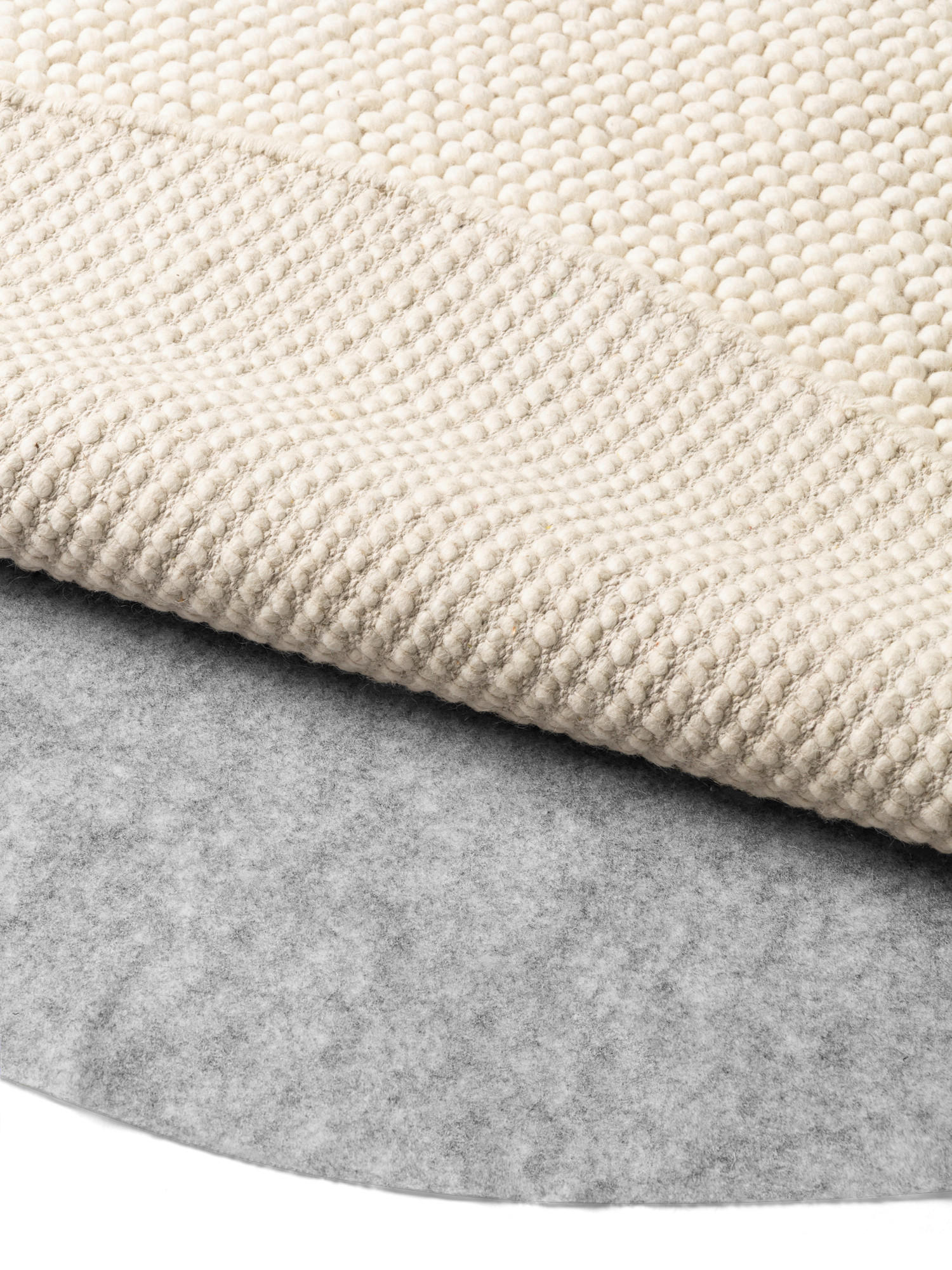 UNTERLAGSMATTE  - Hellgrau, Basics, Textil (100cm) - Hanse Home