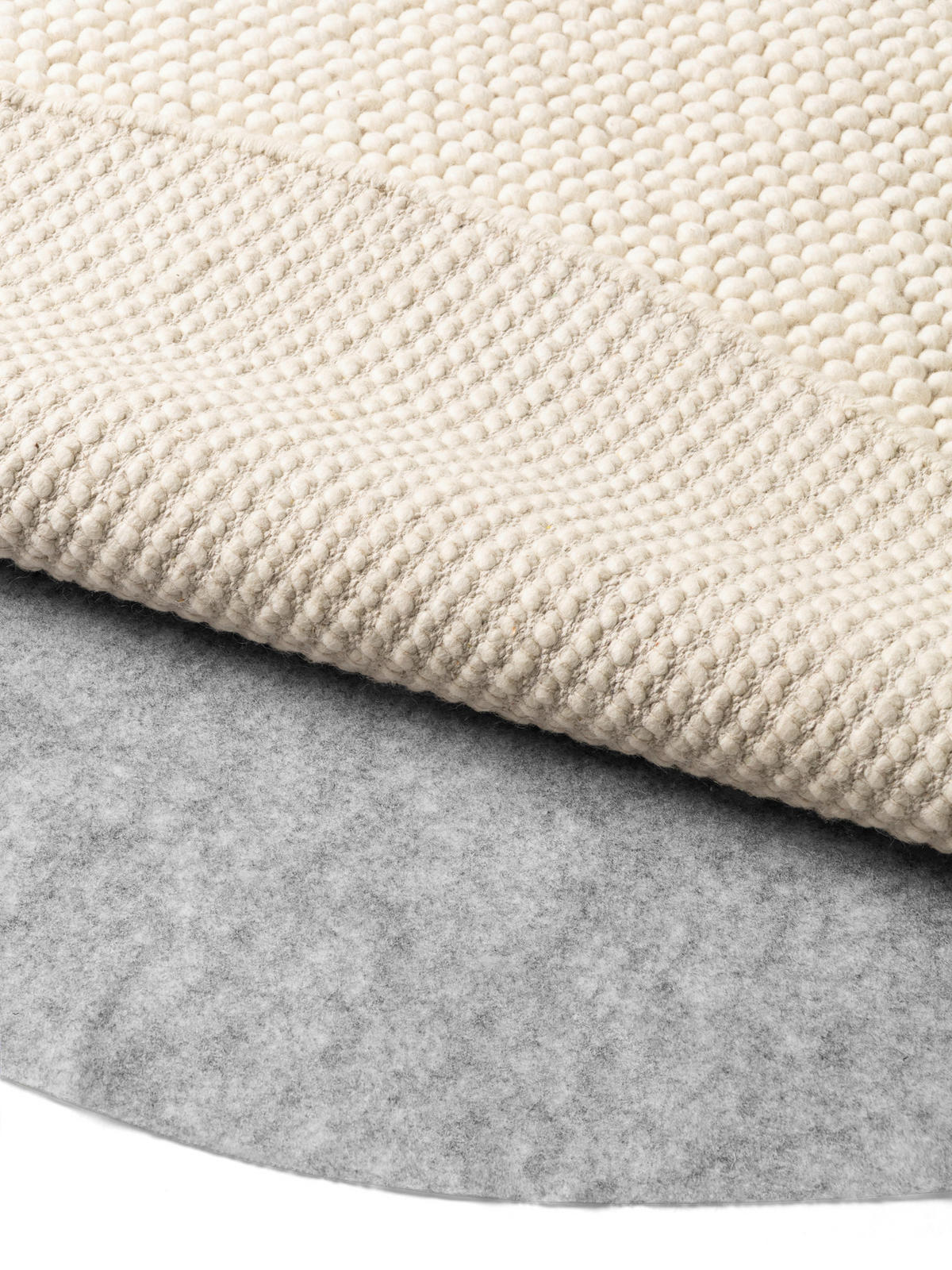 UNTERLAGSMATTE  - Hellgrau, Basics, Textil (100cm) - Hanse Home