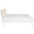 BETT 160/200 cm  in Weiß  - Weiß, Design, Holzwerkstoff/Textil (160/200cm) - Carryhome