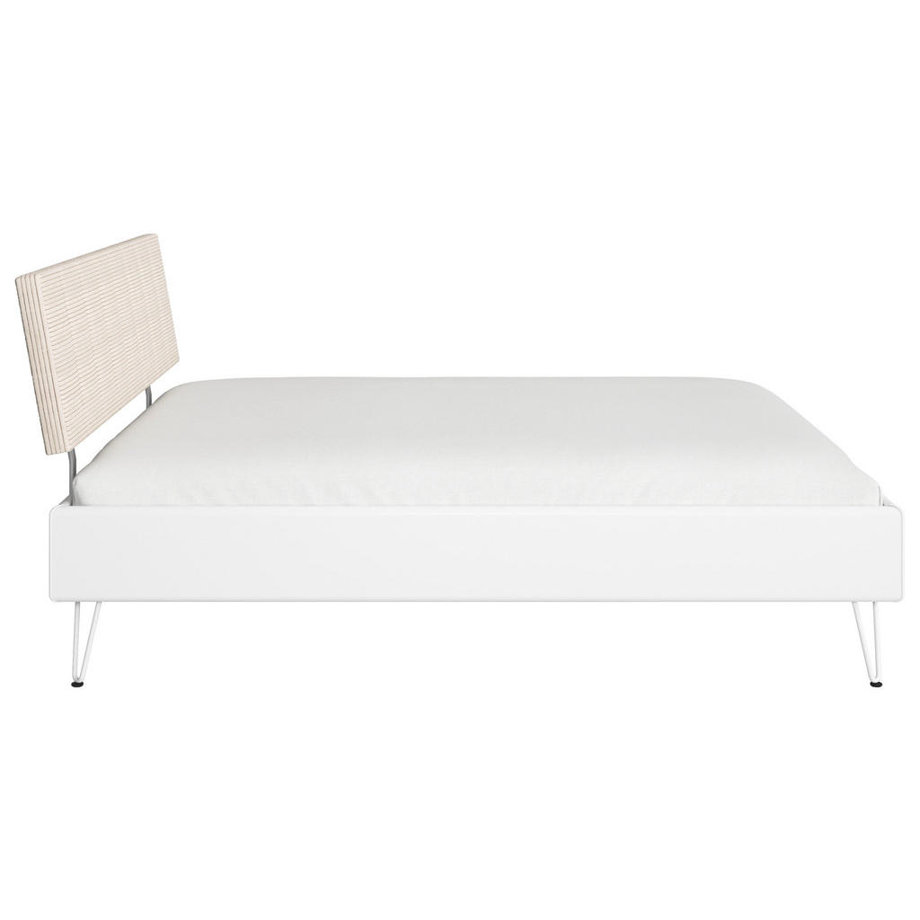 Thumbnail - Carryhome Bett, Weiß, Textil, 160x200 cm, Blauer Engel, Goldenes M, Made in Germany, in verschiedenen Größen erhältlich,...