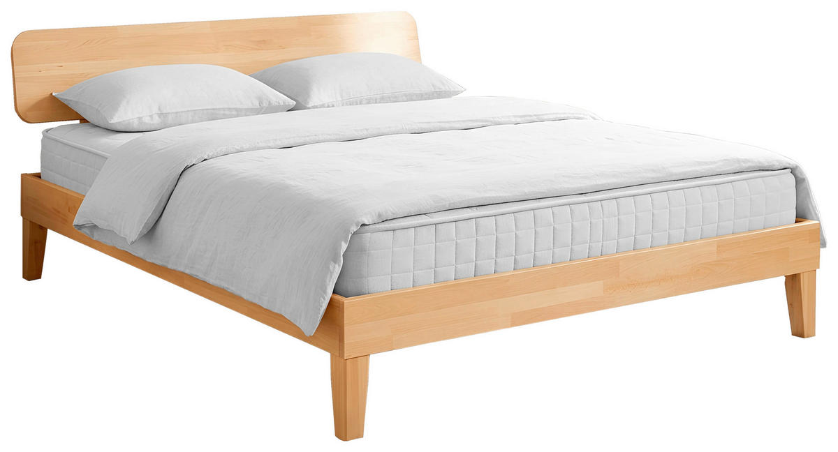 BETT 120/200 cm,  in  - Buchefarben, MODERN, Holz (120/200cm) - MID.YOU