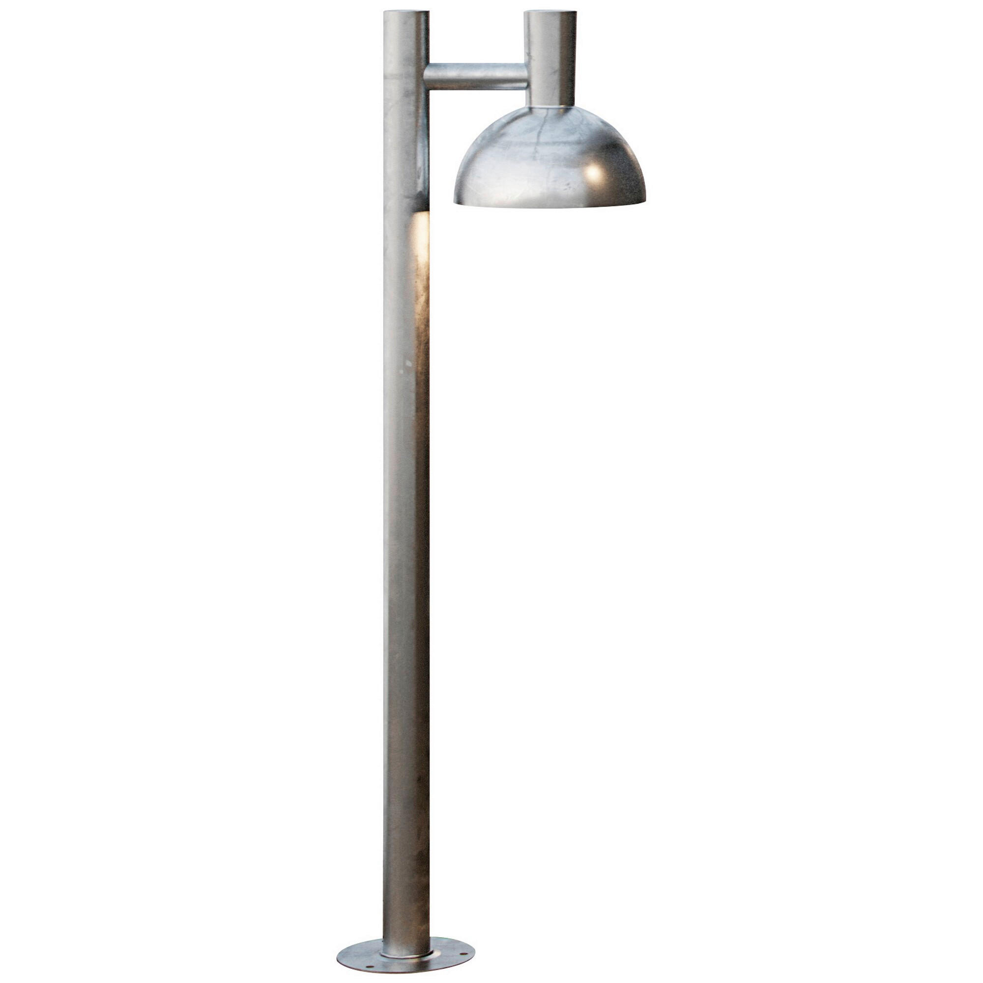 AUßENSTEHLEUCHTE 32,5/100 cm   - Zinkfarben, KONVENTIONELL, Metall (32,5/100cm) - Nordlux
