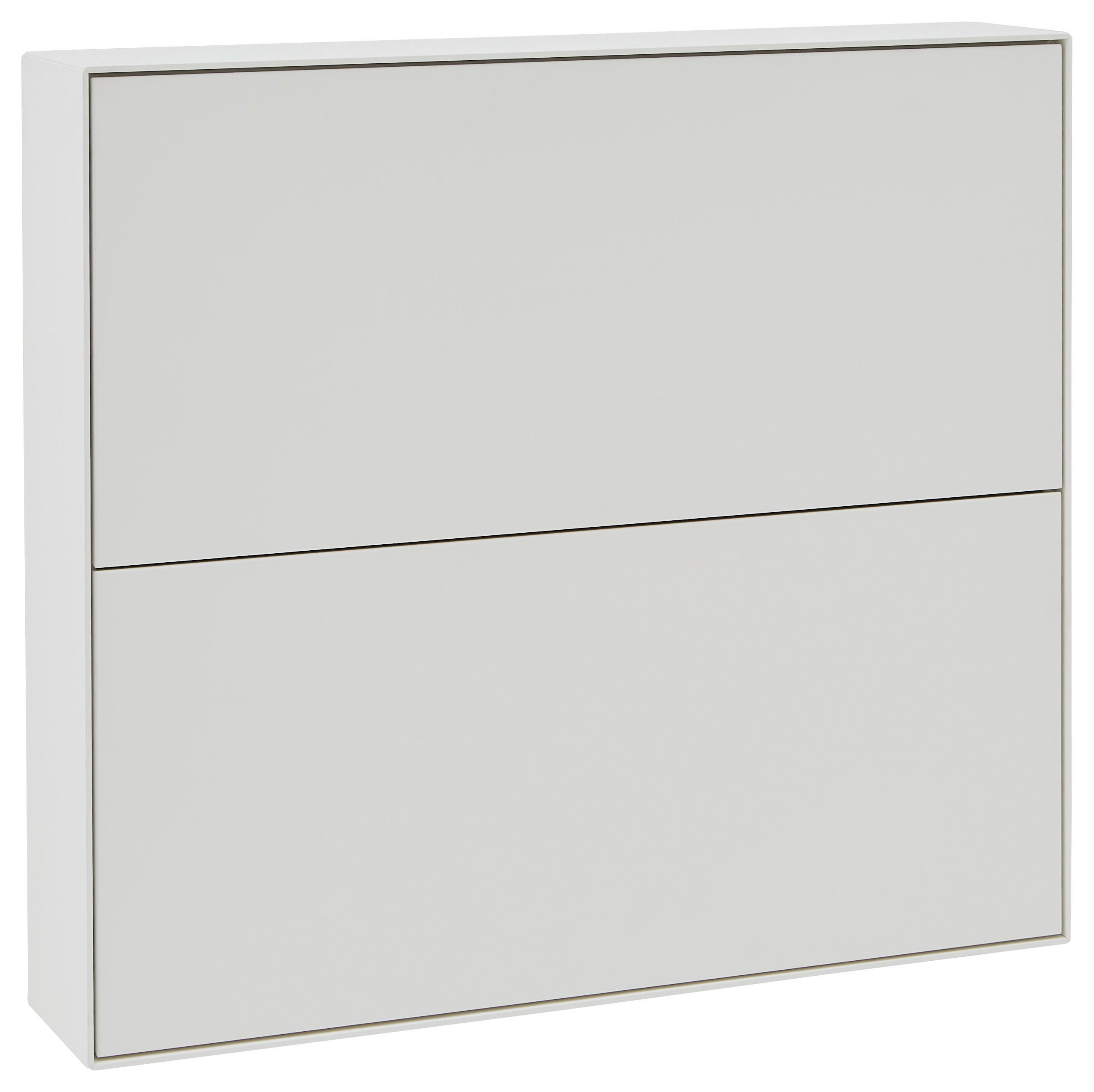 SCHUHKIPPER - Weiß, Design, Holz (98/88/20cm) - Johann Jakob