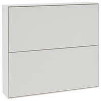 SCHUHKIPPER - Weiß, Design, Holz (98/88/20cm) - Johann Jakob