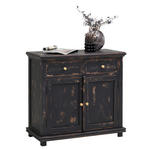 KOMMODE  in 90/85/42 cm  - Goldfarben/Schwarz, LIFESTYLE, Holz/Metall (90/85/42cm) - Ambia Home