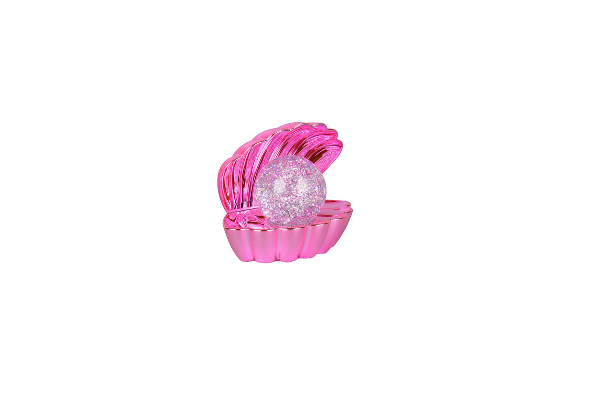 LED-TISCHLEUCHTE Shelly 17.5/12,5/14,5 cm   - Pink/Transparent, Trend, Kunststoff (17.5/12,5/14,5cm)