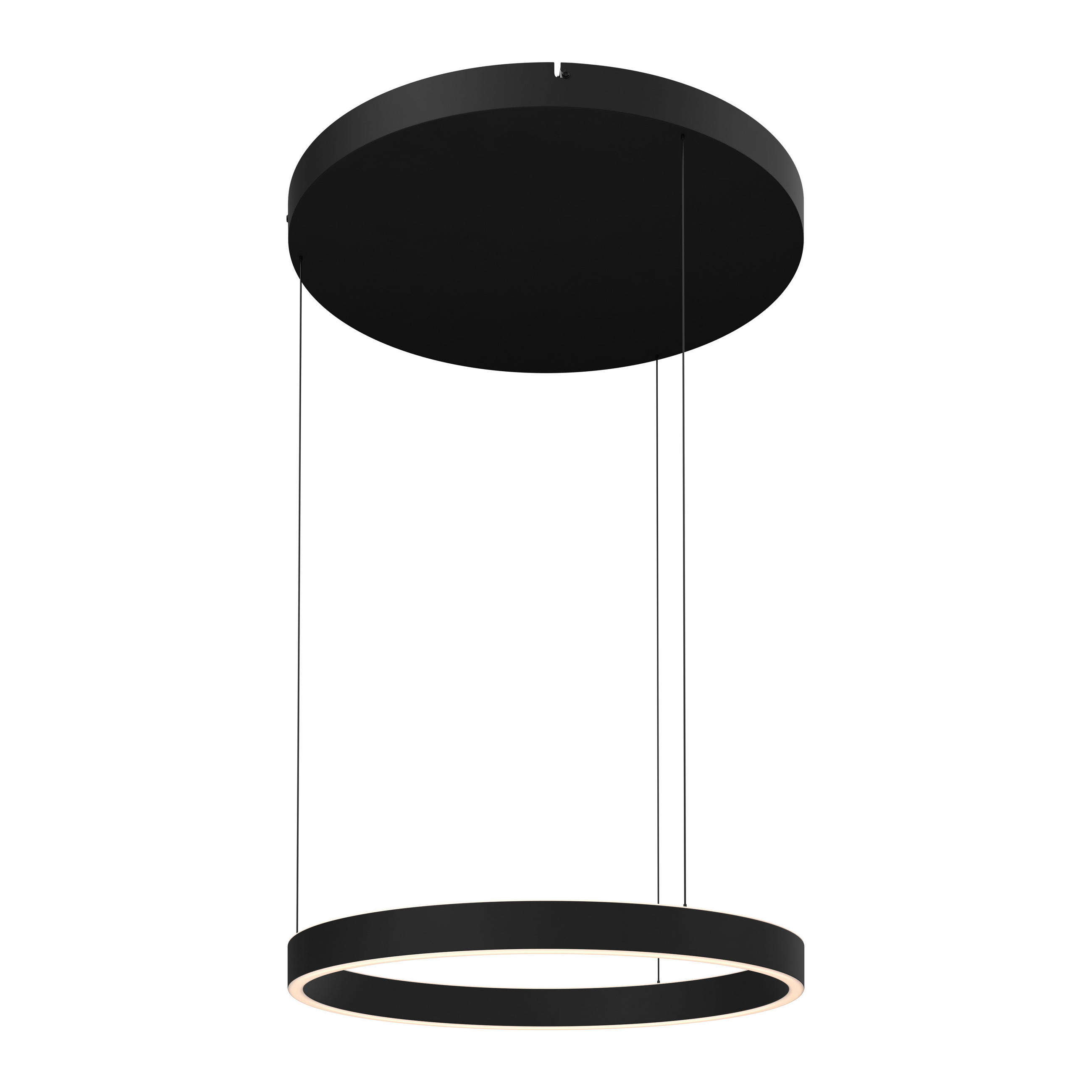 LED-HÄNGELEUCHTE Kent 60/170 cm   - Schwarz, Design, Kunststoff/Metall (60/170cm) - Dieter Knoll