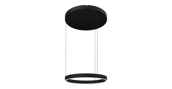LED-HÄNGELEUCHTE Kent 60/170 cm  - Schwarz, Design, Kunststoff/Metall (60/170cm) - Dieter Knoll
