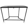 KONSOLENTISCH Schwarz  - Schwarz, Design, Glas/Metall (110/35/80cm) - Xora